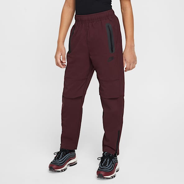 Nike red tracksuit bottoms best sale